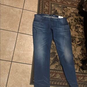 INC International Concepts Dark Blue Slim Straight Jeans